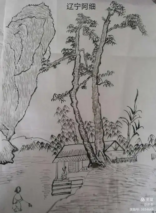 高山公益山水画第十三课学员习作