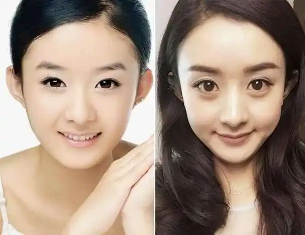 适合眉型:落叶眉代表人物:赵丽颖圆脸最简单粗暴的眉形判断,主要要