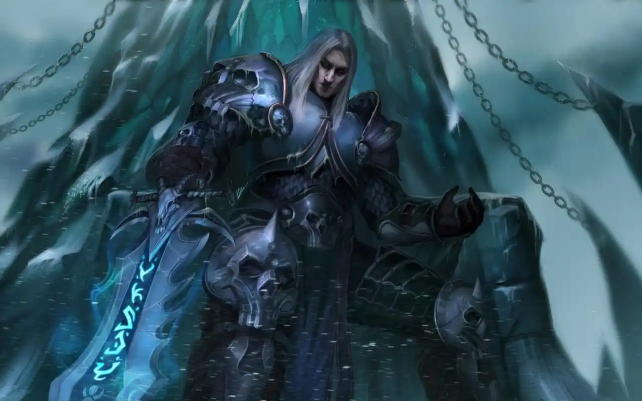 《魔兽世界》巫妖王阿尔萨斯高清桌面壁纸