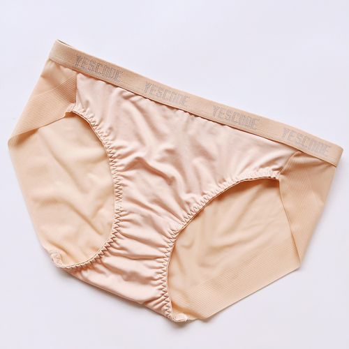 青年速干透气无痕瑜伽运动三角裤纯色原单双色宽橡筋中低腰女内裤