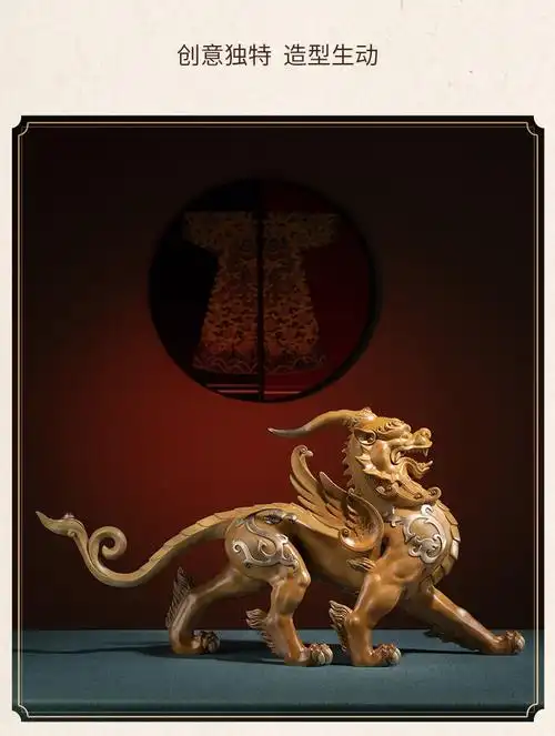 铜师傅全铜摆件霸气貔貅一对铜工艺品瑞兽家居饰品客厅礼品摆件开业