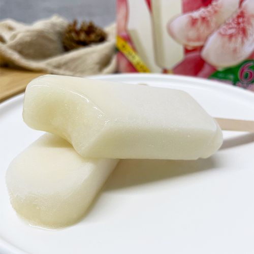 新品森永盒装白桃冰果冰淇淋水蜜桃冰激凌雪糕198g盒6支