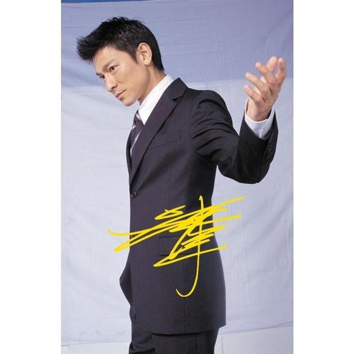 6寸刘德华 亲笔签名照片新款热门宣传照签名照 22号