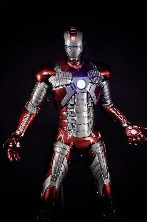 钢铁侠马克5cos盔甲纸模型eva图纸