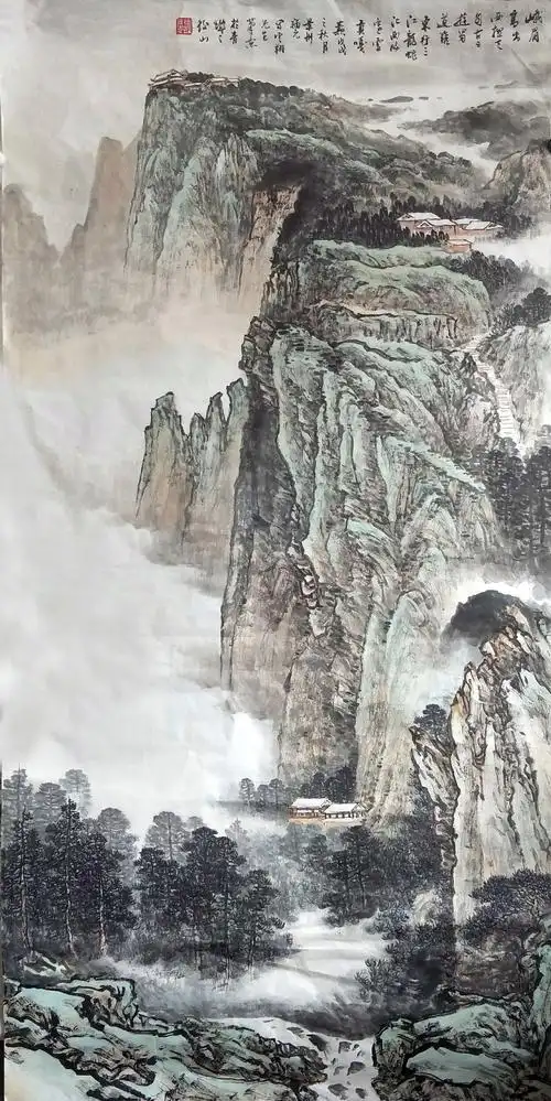 著名山水画家关福元作品欣赏