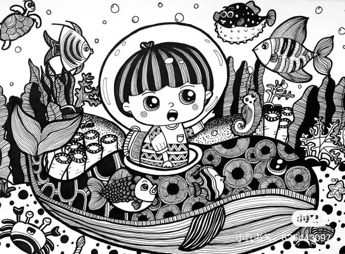 感十足的创意线描,随手画就能创造美,零基础也可以画_主题_装饰_线条