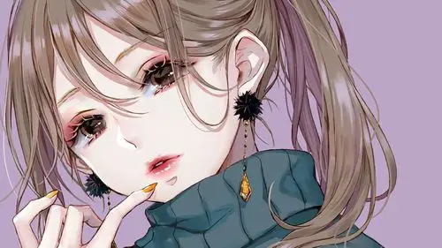 动漫壁纸:二次元手绘风电脑壁纸,甜美可爱的萌妹子你们喜欢吗?