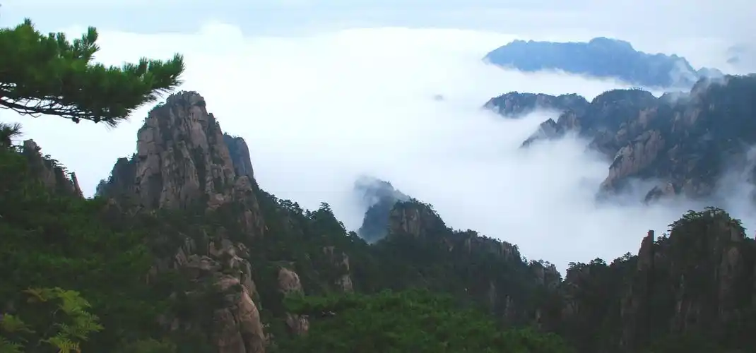 好山好水好风光 中国安徽黄山国家森林公园