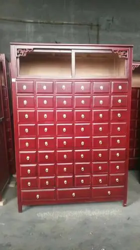 为什么要选择实木中药柜