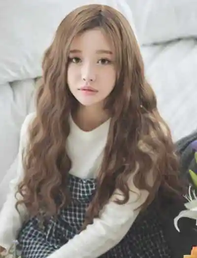 五款韩式甜美长发蛋卷头发型萌女生大爱