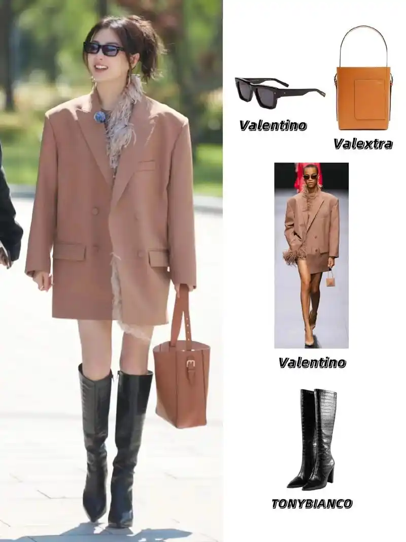 张雨绮近期九则大女主穿搭,现实版千颂伊.