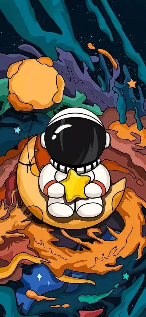 壁纸 太空人 - 华为nova系列华为nova 8系列 花粉俱乐部