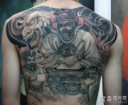 阎罗王纹身图案及手稿掌控生死的鬼界之王