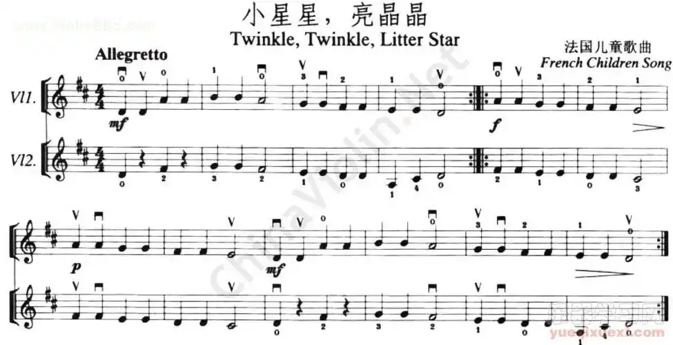 >> 小星星小提琴曲谱 小提琴初学者拉小星星指法请教问:小提琴初学者