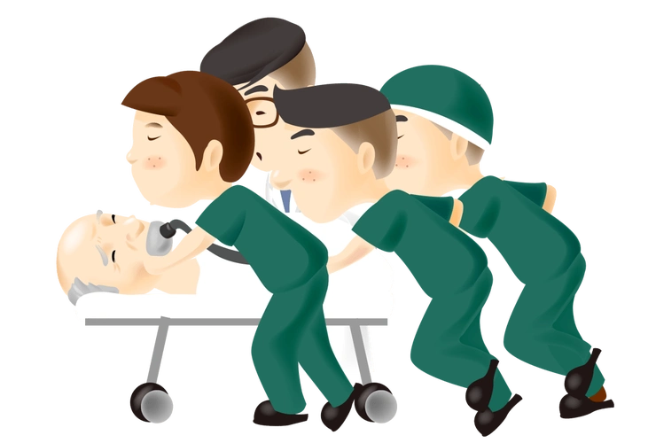 工勤老梅生病了_手术室