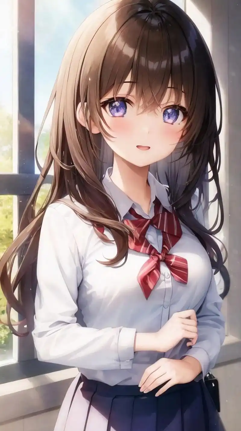 等你下课一起走好嘛～#手机锁屏 #二次元 #动漫壁纸 #漫画 - 抖音