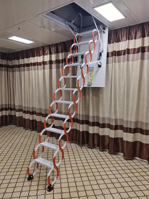 安徽室内电动伸缩楼梯定制厂家直销