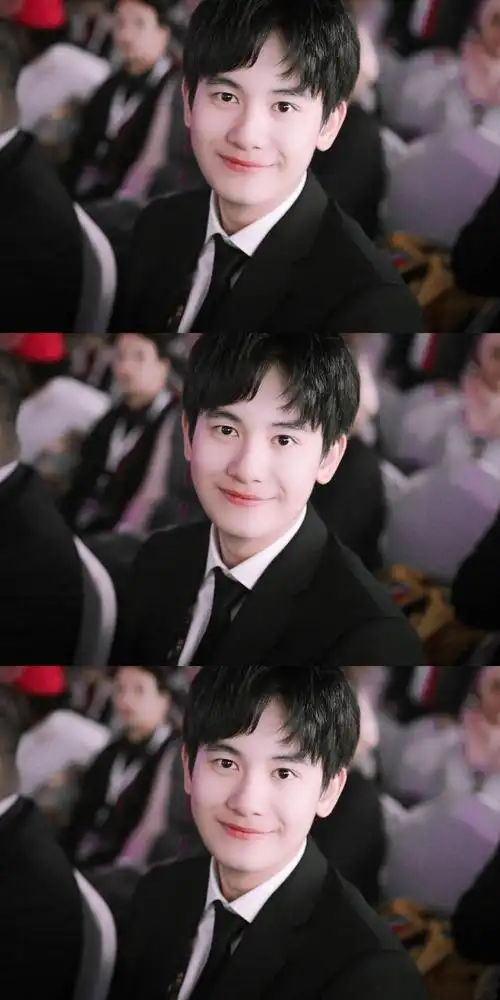 可以发几张胡先煦笑得很甜的图吗