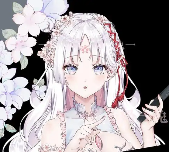 【vup人设】是立春哦～可爱的白发美少女小姐姐!