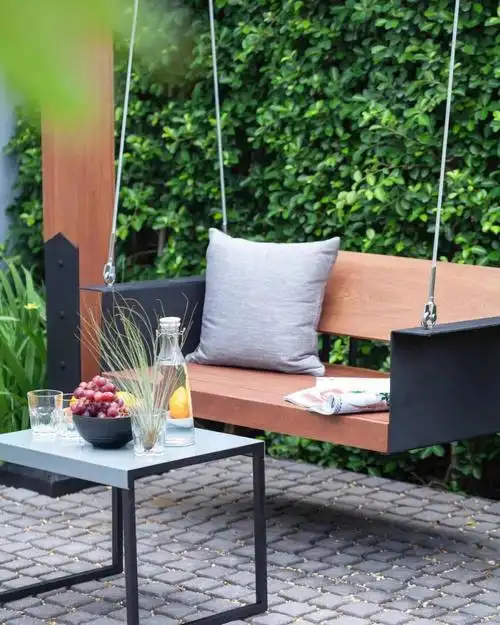 分享9个花园秋千设计 | 把快乐荡在花园里