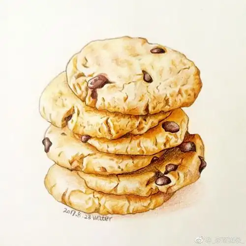 彩铅饼干