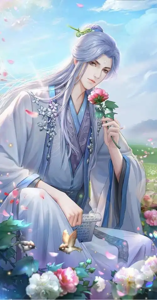 古风插画美男子