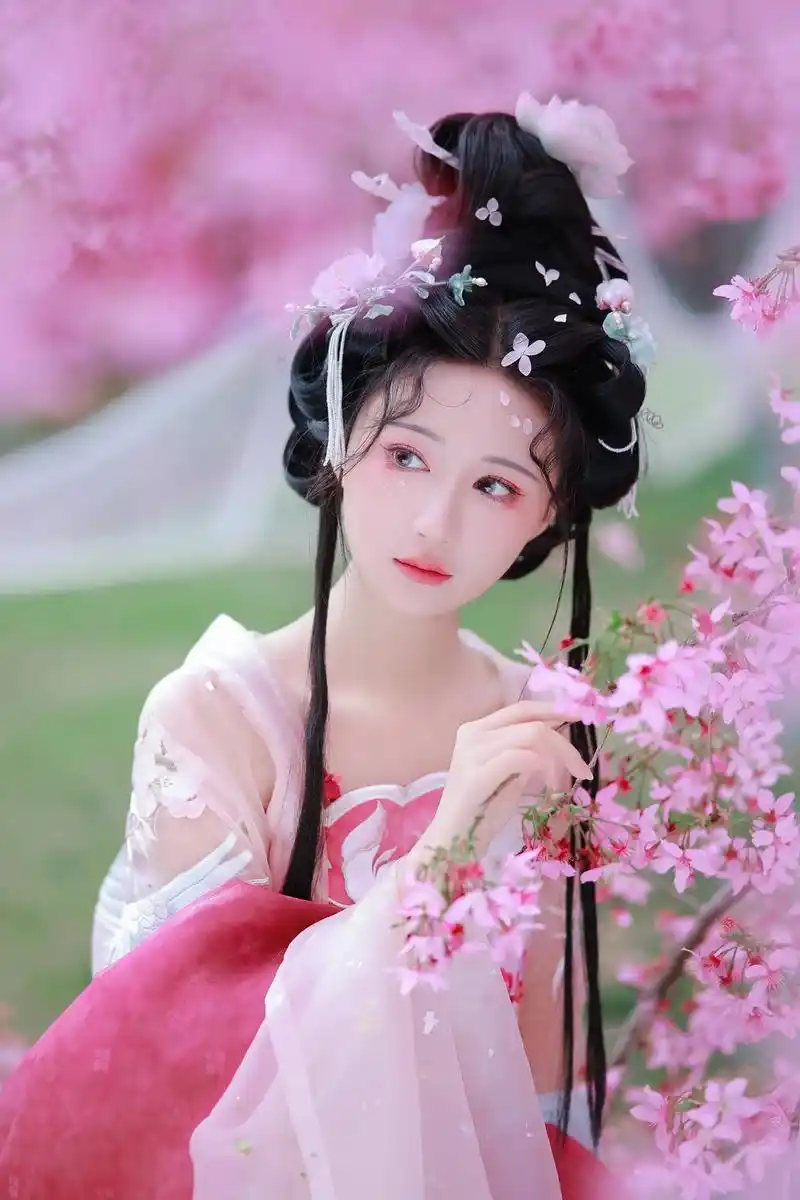 是插画里走出的古风仙女～#古风 #国风合伙人 #拍照 #图文 - 抖音