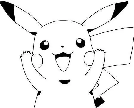 卡通简笔画皮卡丘 卡通简笔画皮卡丘 可爱 简笔画图片大全-蒲城教育