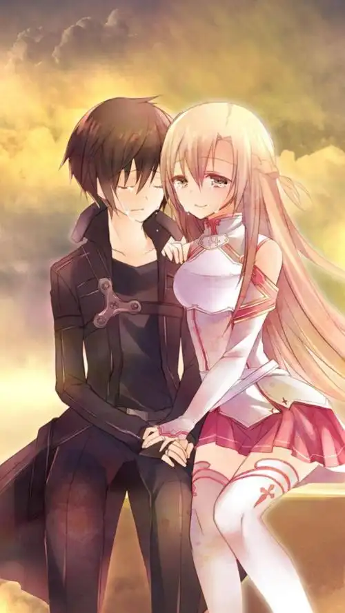 经典动漫情侣唯美图片