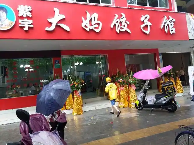 注册品牌(紫宇大妈水饺)总部,位于江西省抚州市东乡县恒安西路23号一