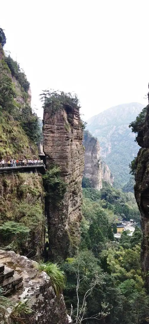 2-3号穿越浙江温州市雁荡山最美五老颠龙脊线 雁荡山风景区