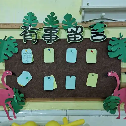 我们开设的有事留言墙