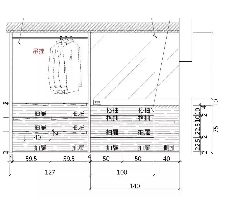 衣柜,餐柜硬核设计指南,激增3倍收纳,还附柜体立面效果图!