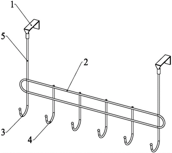 一种门后挂钩制造技术