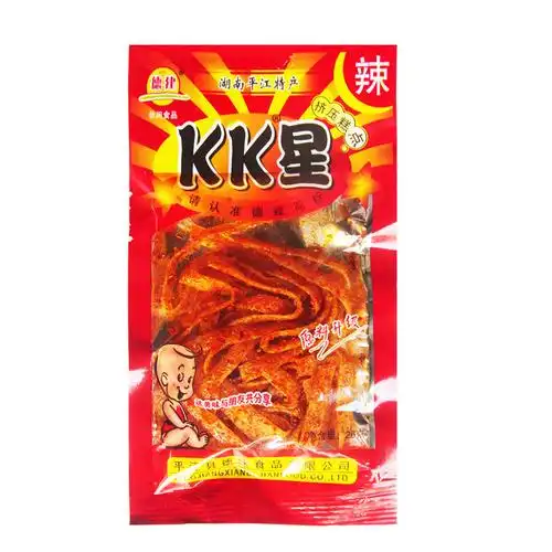 德建kk星辣条超变态辣辣片丝 湖南麻辣零食怀旧香辣牛筋麻辣面筋