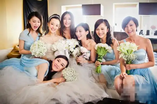 倪妮郑爽唐嫣林心如 明星伴娘团来比美
