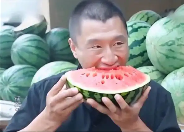 刘华强吃西瓜:哥们,你这瓜多少钱一斤啊?