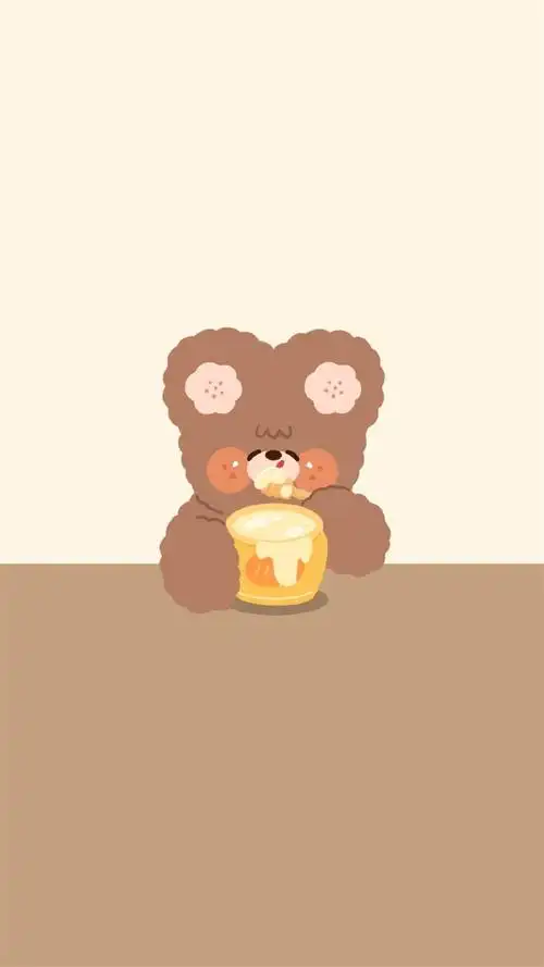 可爱卡通小熊图片高清手机壁纸