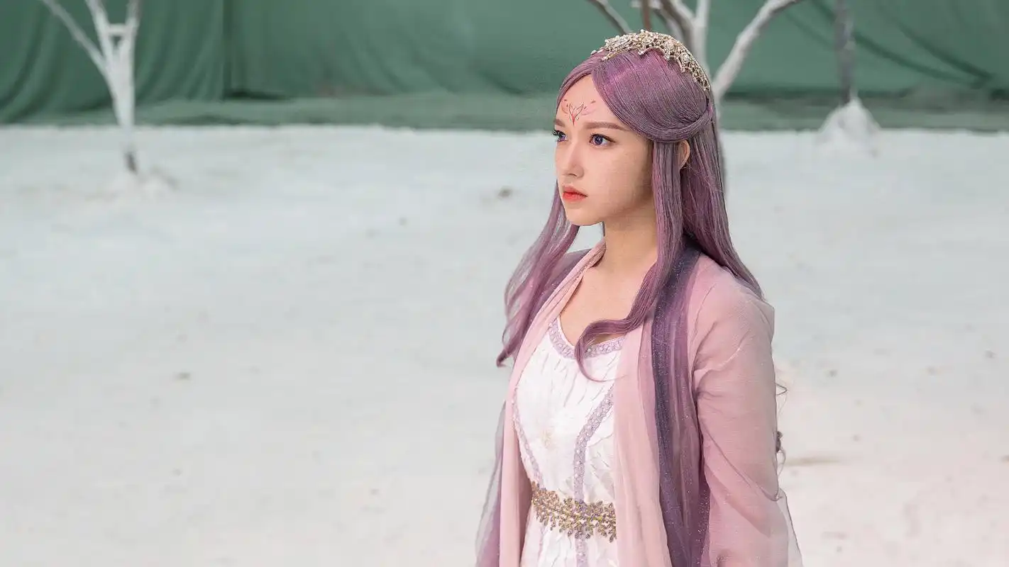 演员程潇,电视剧《灵域》粉颊乌发,婉约灵动,请看剧照