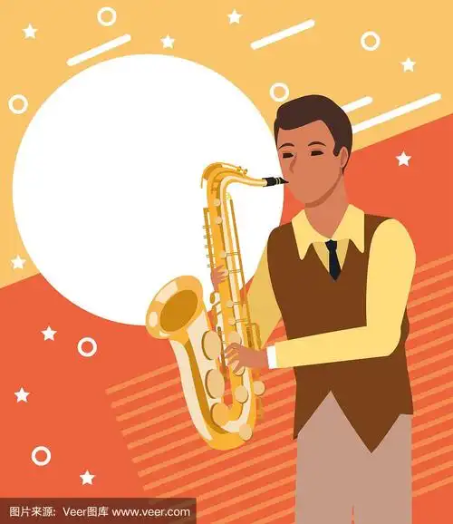 musician artist cartoon