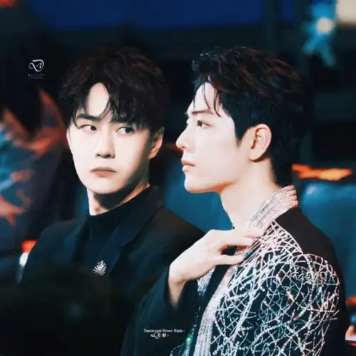 王一博肖战20230325微博之夜一周年啦  整理一个世纪婚礼和现场照合集