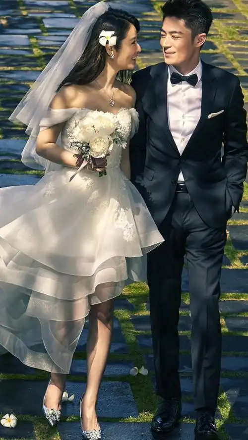 林心如#霍建华#婚礼现场#明星婚礼