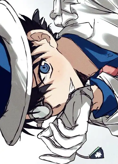 名侦探柯南#可爱又帅气的怪盗基德,斗子的脸秒了一切!x:ameyu