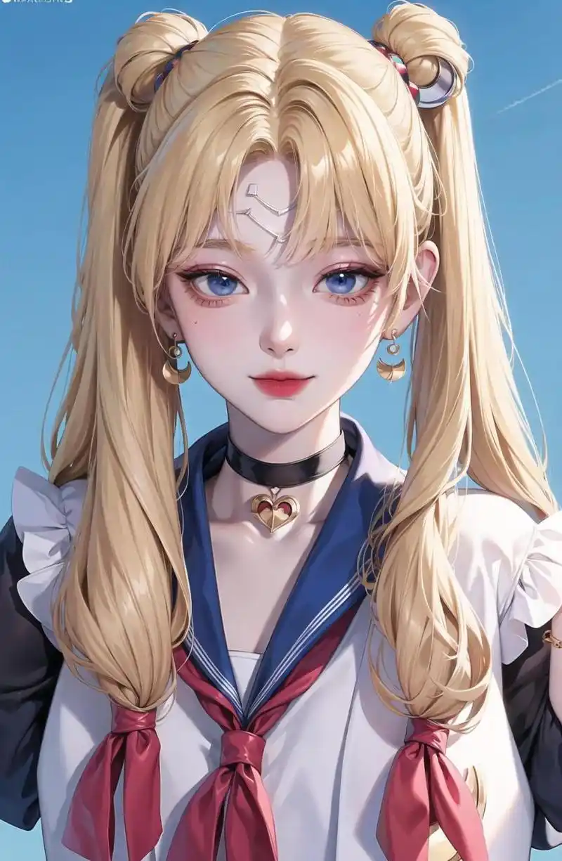 童年记忆里女神,美少女战士水冰月.#ai绘画# #二次元# #美女