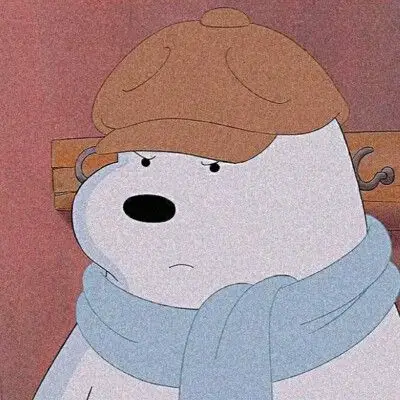 咱们裸熊 白熊头像 动漫头像