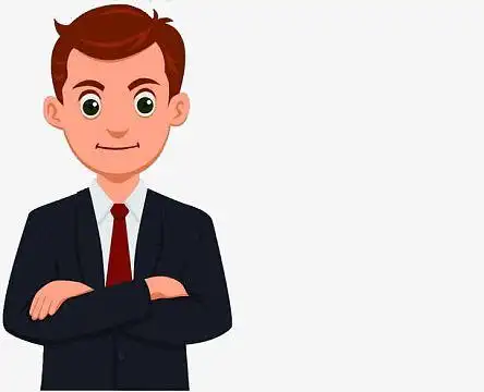 西装革履的工作者