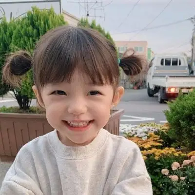 女生萌娃头像
