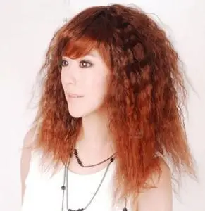 头像大全_烟花烫短发发型图片女__正文