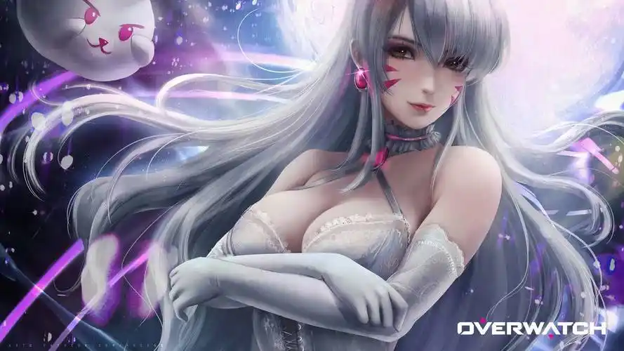 精选《守望先锋 dva 黑色兔子卫衣 4k高清动漫壁纸》图集 - 壁纸爱好