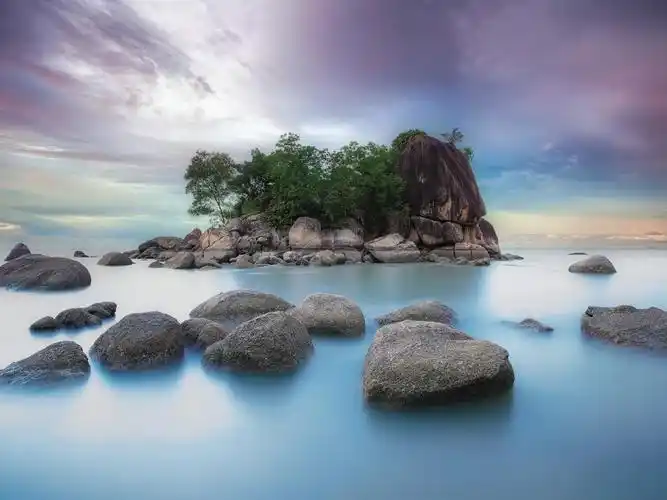 小岛壁纸图片